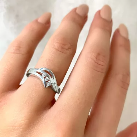 zilver ring in zilver