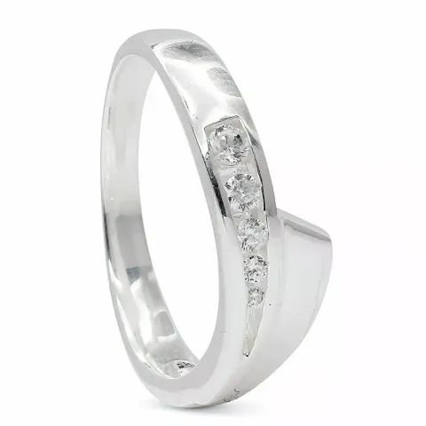 abstract zilver ring in zilver