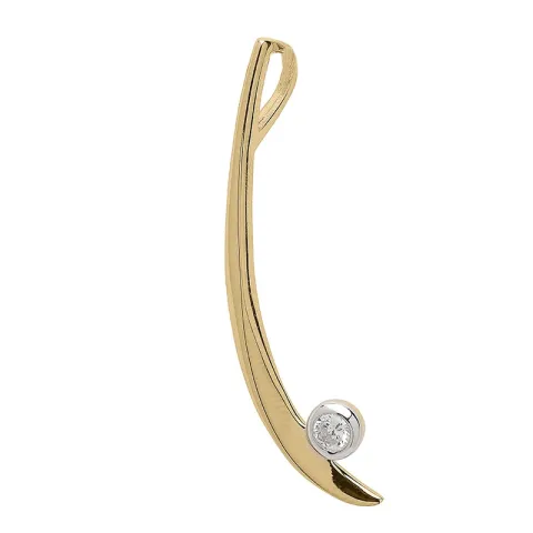 hanger in verguld sterlingzilver