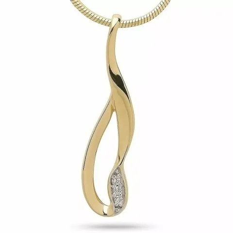 hanger in verguld sterlingzilver