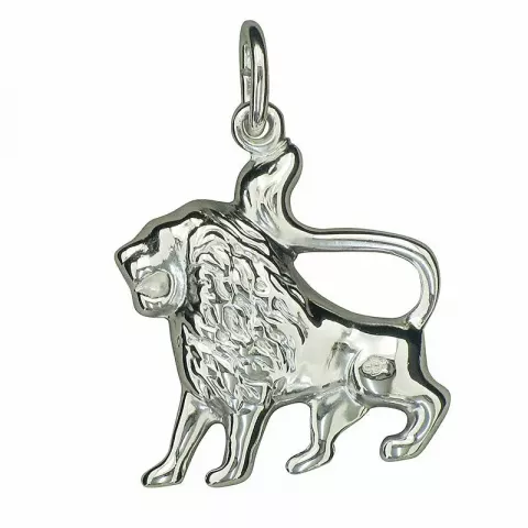 Sterrenbeeld leeuw hanger in zilver