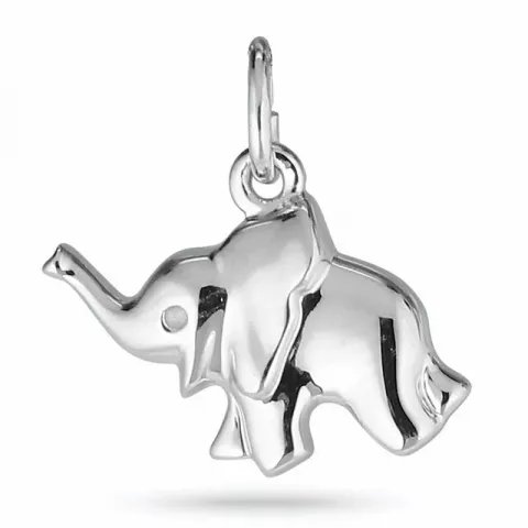 olifant hanger in gerodineerd zilver