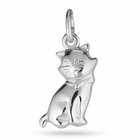 katten hanger in zilver