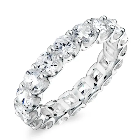 zirkoon ring in zilver