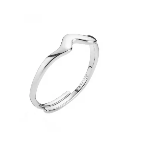 Sistie x Silke verstelbaar ring in zilver