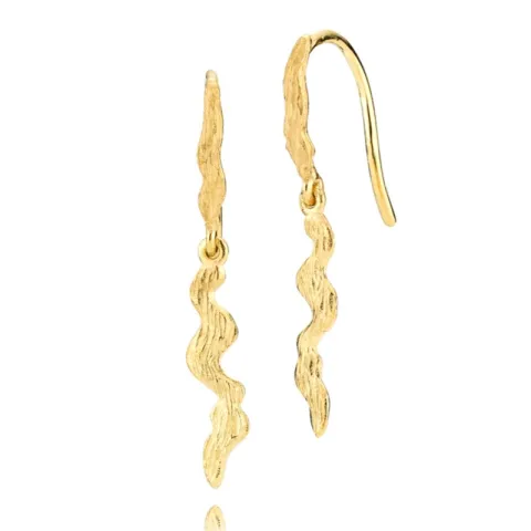 Sistie Ophelia oorbellen in verguld sterlingzilver