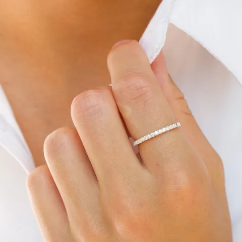 zirkoon ring in zilver