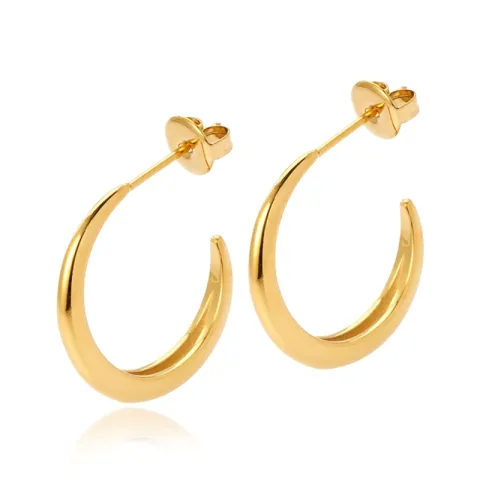 Sistie2ND Lux creool in verguld staal