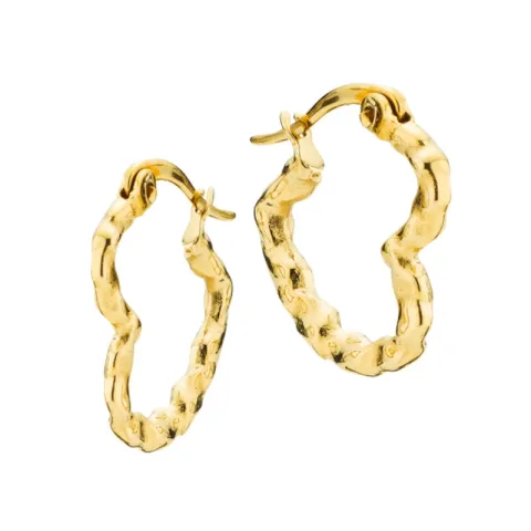 Sistie2ND Sia hart creool in verguld staal