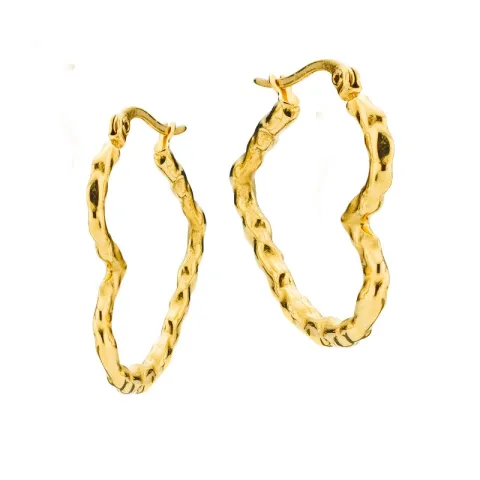 Sistie2ND Sia hart creool in verguld staal