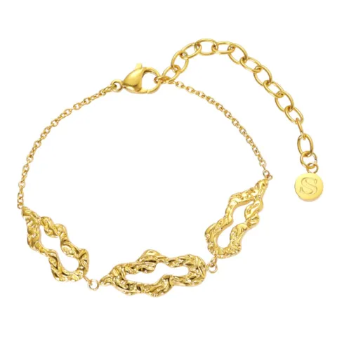 Sistie2ND Echo armband in verguld staal