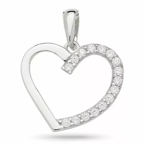 Sieraden: hart hanger in zilver