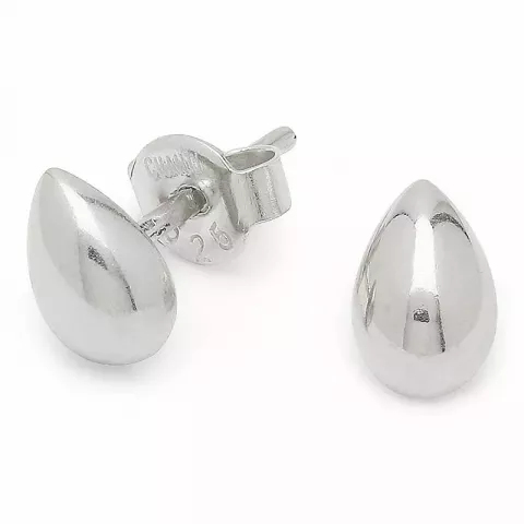 Klein druppel zilveren oorstekers in zilver