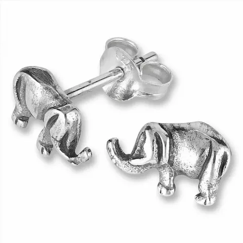 olifant kinder oorbellen in zilver