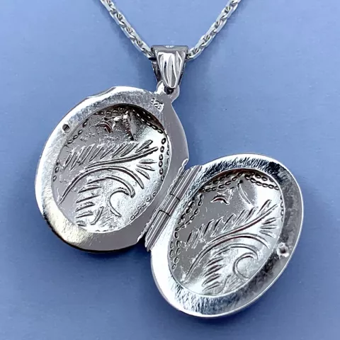17 x 24 mm medaillon in zilver
