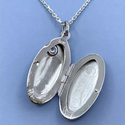 15 x 30 mm medaillon in zilver