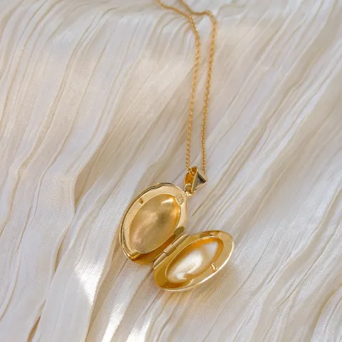 15 x 20 mm medaillon in verguld sterlingzilver