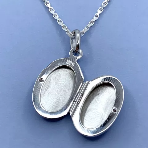 12 x 17 mm medaillon in zilver