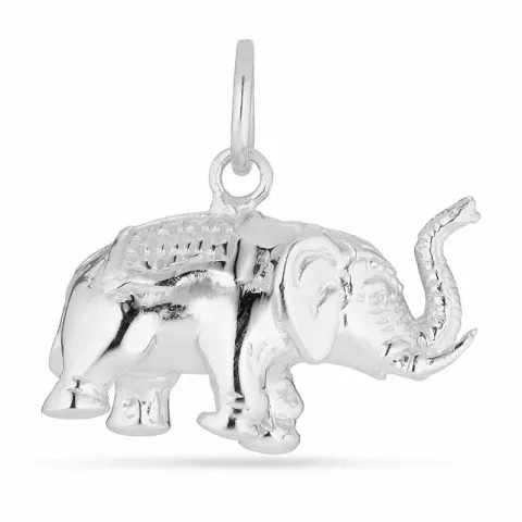 olifant hanger in zilver