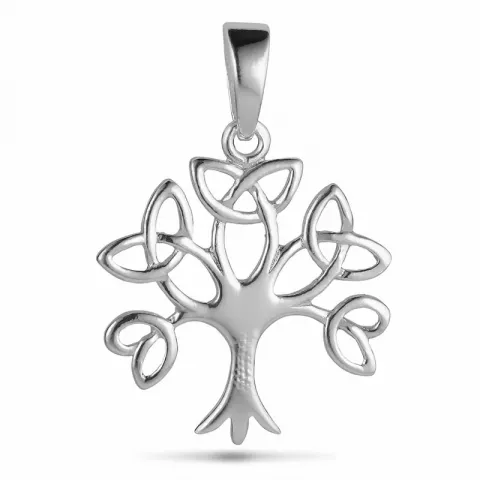Keltisch boom van het leven hanger in zilver