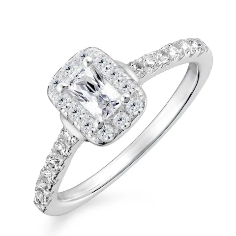 zirkoon ring in zilver