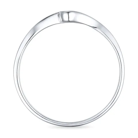diamant ring in 9 karaat witgoud 0,02 ct