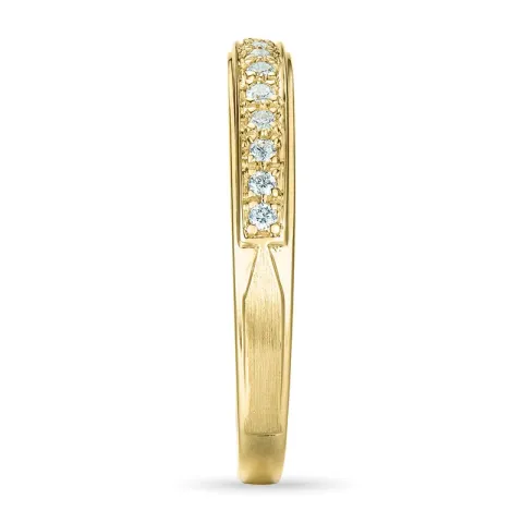 Diamant ring in 9 karaat goud 0,07 ct