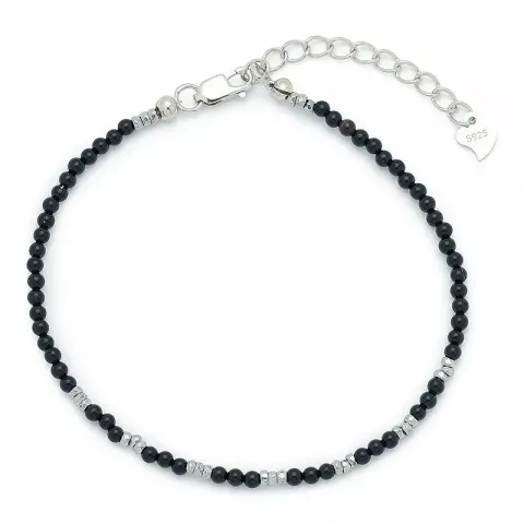 zwart armband met onyx en hematite.