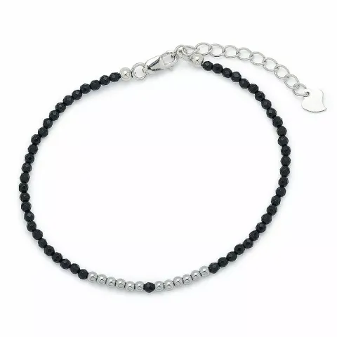 zwart armband met onyx en hematite.