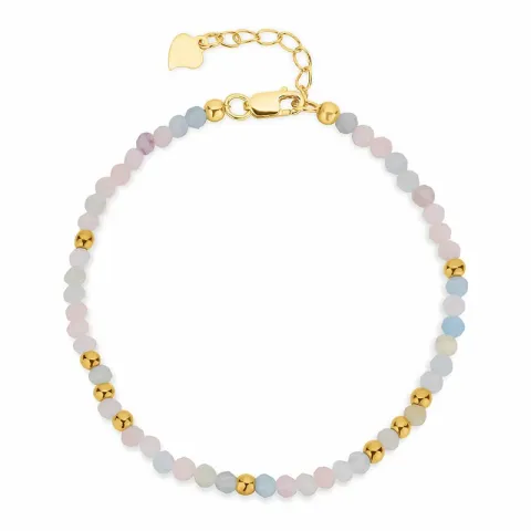 multikleurige armband met morganiet