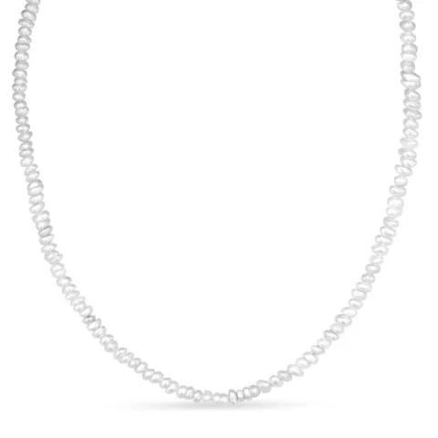3 mm ketting met zoetwaterparel
