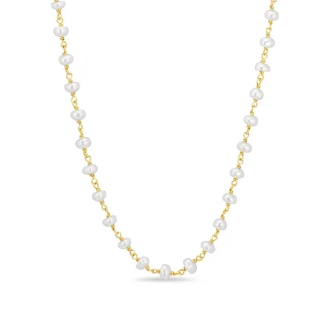 4,5 mm ketting met zoetwaterparel