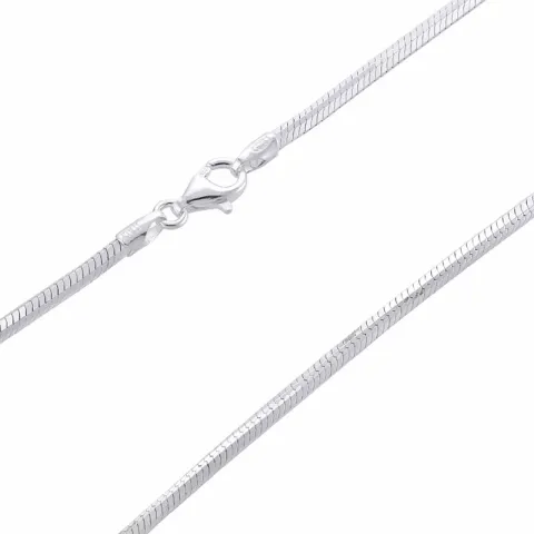 slangenketting in zilver 60 cm x 1,8 mm