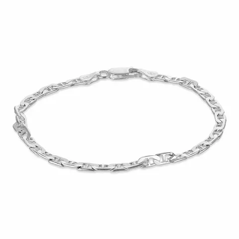 verzamelmonster armband in zilver  x 3,6 mm