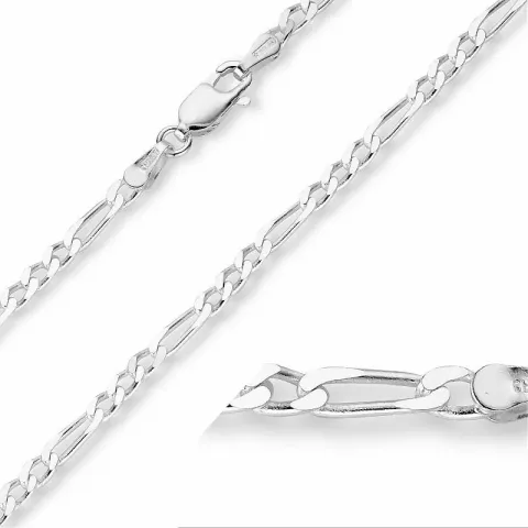 figaro ketting in zilver x 2,4 mm
