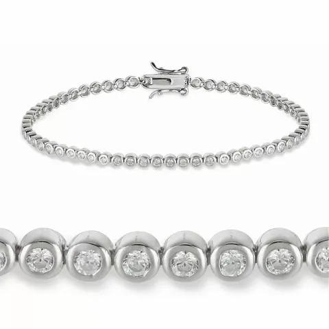 zirkoon tennisarmband in zilver x 3,2 mm