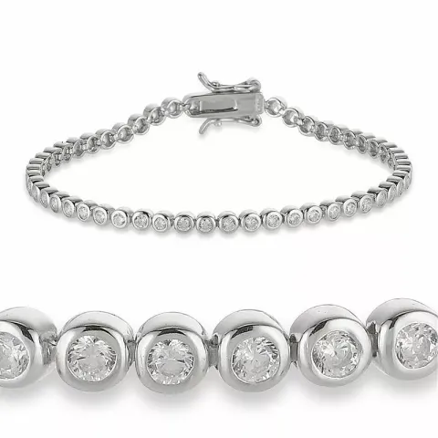 zirkoon tennisarmband in zilver x 3,2 mm