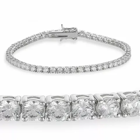 zirkoon tennisarmband in zilver x 3,3 mm