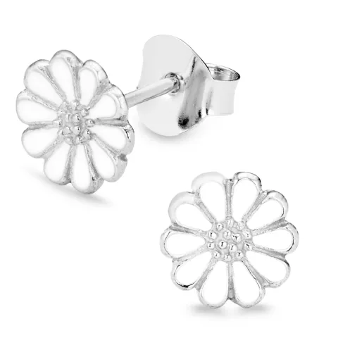 margriet oorbellen in zilver