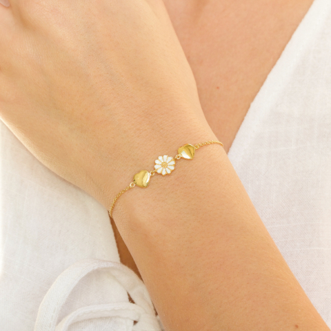 margriet armband in verguld sterlingzilver - Maggie