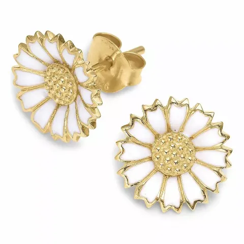 11 - 12 MM margriet oorsteker in verguld sterlingzilver - Marie