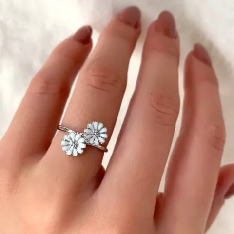 margriet ring in zilver met rhodinatie - Maggie