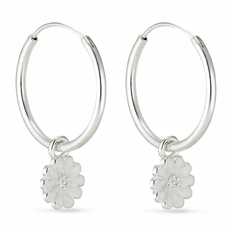 18 mm margriet creool in zilver - Maggie