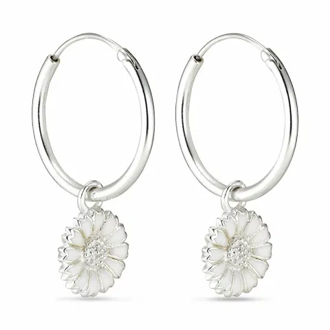 18 mm margriet creool in zilver - Marie