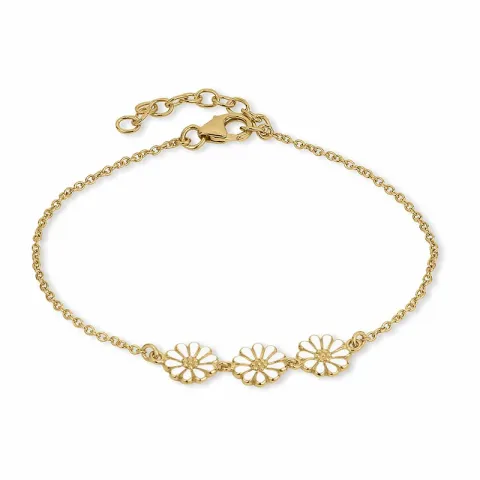 margriet witte armband in verguld sterlingzilver - Maggie