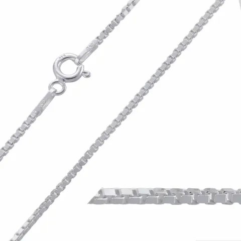 Lange venetiaanse ketting in zilver 80 cm x 1,2 mm