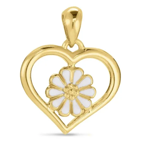 hart margriet hanger in verguld sterlingzilver - Maggie