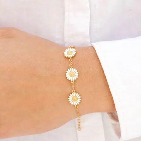 margriet armband in verguld sterlingzilver - Matilda