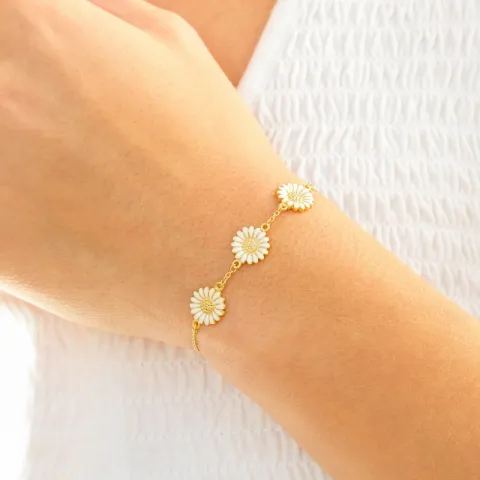 margriet armband in verguld sterlingzilver - Matilda
