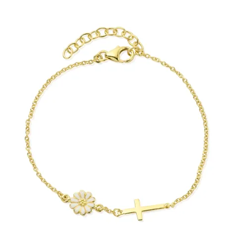 margriet armband in verguld sterlingzilver - Marie